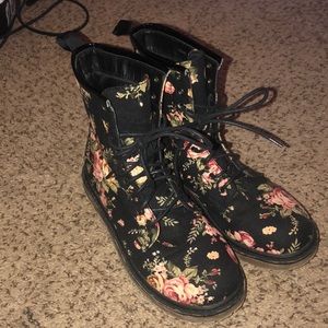 Charolette Russe floral booties